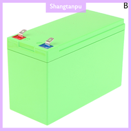 Shangtanpu เคสแบตเตอรี่7Ah 12V ใส่ได้18650เซลล์กล่องเปล่า3*7กล่องเก็บของ