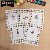 C5GOON Animals Flowers Watercolor Coloring Practice Book Painting Workbook Graffiti Drawing Pad For 