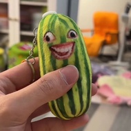 Special Effect Voice Funny Talking Watermelon Keychain Ring Key Chain Hot