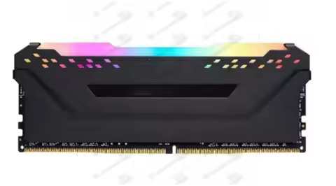 For PRO 64G (16G * 4) DDR4 3200 Black RGB Light Bar Esports Memory