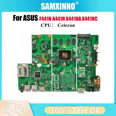 X441NA Laptop Motherboard For ASUS VivoBook A441N F441N X441N X441NC X441NA Mainboard With Celeron C