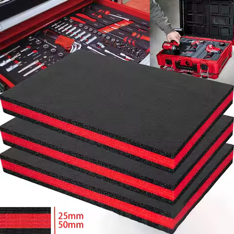 Toolbox EPE Foam, Cuttable Polyurethane Foam Sheets,Toolbox Organization And Shock-Absorbing Protect
