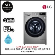 LG 8/6KG FRONT LOAD WASHER DRYER FV1408H4V *FREE INSTALL AND DISPOSE* 2 YEARS LOCAL WARRANTY
