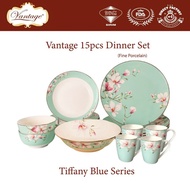 Vantage Tiffany Blue Dinner Set(15pcs)