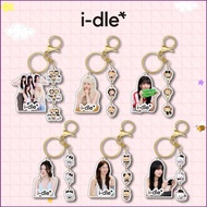 HT I-dle MINNIE Acrylic Keychain Backpack Pendant Cartoon Bags Accessories GI-DLE Periphery HT