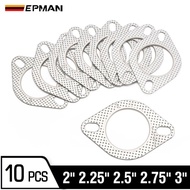 EPMAN Universal Turbo Exhaust Gasket Fire Ring From 51mm To 78mm ( 2" - 3" ) 2 Bolt Hole Gaskets EPC