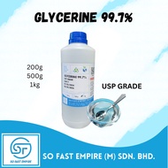 Glycerine / Vegetable Glycerine 99.7% USP Grade 200g/500g/1kg