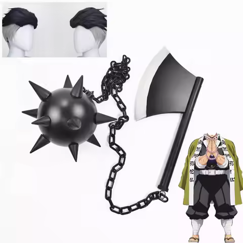 150CM Himejima Gyomei Swords Meteor Hammer Cosplay Sword Broad Axe Knife Cosplay Weapon Props Props 