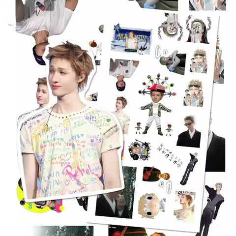 100pcs/Set KPOP CORTIS JAMES JUHOON New Stickers Non Repeating PVC Hand-account Phone Luggage Sticke