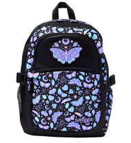 Smiggle Black butterfly Fly High Classic Attach Backpack for primary kids