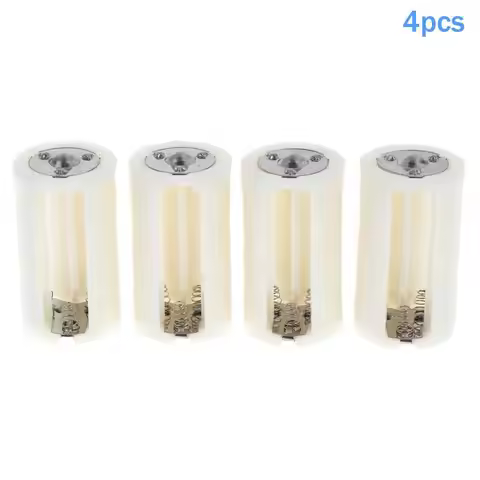 4Pcs AA To D Battery Box 3x AA To D Size Battery Protective Case Holder Battery Adapter Converter Ho