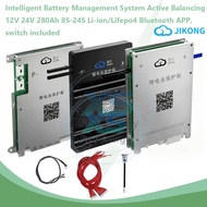 JIKONG BMS RS485 BD4A17S4P Free switch with BT RS485 1A Active Balance 4S~24S 40A~200A LifePo4 BMS L