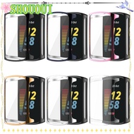 SHOUOUI TPU , Watchband Bumper Screen Protector,  Smart Full Cover Soft Protective Shell for Fitbit 