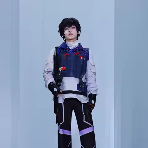 Game VALORANT ISO Cosplay Costume Wig Halloween Anime Clothes Uniform