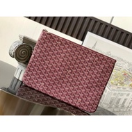 Goyard 1061M Burgundy SENAT Large Size Clutch Bag Size Same as A4 Paper Size Can Be Used as File Bag