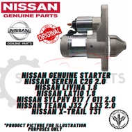 NISSAN SERENA C26 2.0/LIVINA 1.8/LATIO 1.8/SYLPHY B17/G11/TEANA J32/L33/ T31 NISSAN STARTER