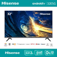 Hisense  ทีวี 32 นิ้ว LED HD Android 9.0 TV Wifi /Google assistant & Netflix & Youtube-USB Free Voic