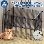 20 Pcs Pet Cage Iron Fence DIY Cat Cage Dog Cage Cat Fence Dog