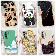 Casing For Samsung Galaxy M34 F34 5G Camera Protection Phone Case Luxury Square Liquid Silicone Cove