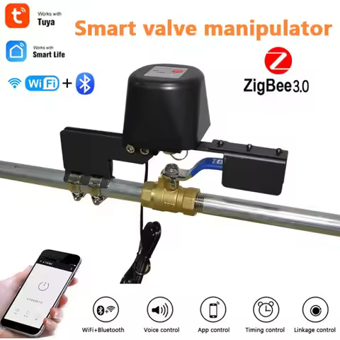 Graffiti intelligent WIFI manipulator water valve valve general TUYA ZIGBEE robot remote control val