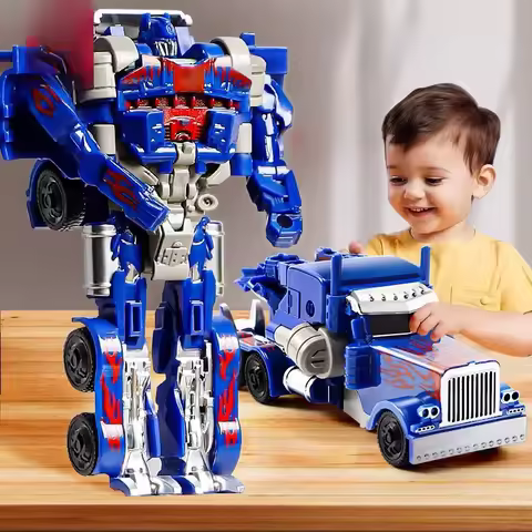 Transformers Car Model Toys Robot Kit Optimus Prime Bumblebee Deformed Car Toys Children Birthday Gi