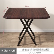 Foldable Dining Table Small Apartment Household Plate Eat Meal Small Square Table Height 80cm Small Dining Table 2 People with Stool