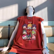 baju singlet lelaki singlet men Gaya Amerika jalan raya plus ukuran rompi rompi lelaki musim panas k