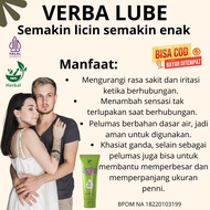 VERBALUBE minyak gel pelumas untuk hubungan suami istri sex seex intim dan kondom tahan lama alami v