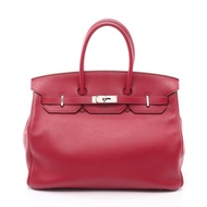 【二手】愛馬仕 Birkin 35 Ruby 小牛皮（牛皮）女士手提包