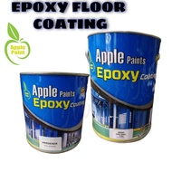 APPLE PAINT HIGH SOLID EPOXY 5 LITER COATING FLOOR  2 IN 1/CAT LANTAI EPOXY 5 LITER APPLE PAINT2IN 1/Ceramic Tile Cement