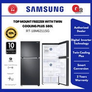 Samsung [Ready Stock] 580L Digital Inverter Twin Door Fridge RT18M6211SG/ME - Samsung Malaysia Warra