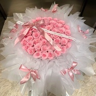 99 Roses Gradient Flowers Express Delivery Same City Birthday Proposal Bouquet