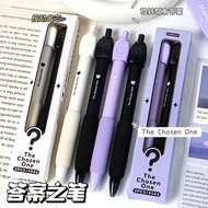 Creative Answer Selection Rotary Pen Press Quick-Drying Gel Pen Student Learning Brush Question Pen 