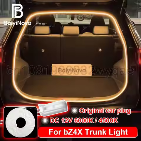 For Toyota bZ4X 2021-2024 Car LED Trunk Light, Flexible Atmosphere Light Tail Box Light For Corolla 
