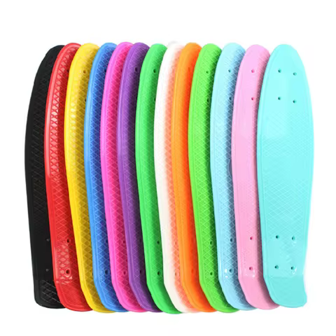 22'' Fish Skateboard Deck Mini Cruiser Board Child Scooter Skate Boards Penny Board Single Rocker Sk