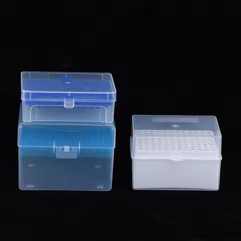 Lab 10ul/200ul/1ml/5ml/10ml Plastic Pipettor Tip Box For Experiment Pipette Tip Holder Box Micropipe