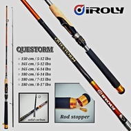 Iroly QUESTORM solid carbon fishing rod