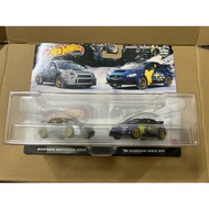 LeHuong Diecast - Hot Wheels Premium 2 Pack Subaru Impreza WRX & '16 Subaru WRX STI Blue