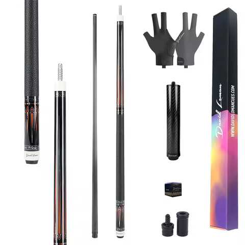 DAVID LOMAN billiard cue ,Lotus cue;ghost cue; Starlight cue; Black flame cue (Weight can be adjuste