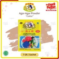 SWALLOW (AGAR BUBUK) 12 Sachets / BOX - Plain Tanpa Warna Putih Chocolate Choco Coklat Hijau Merah G