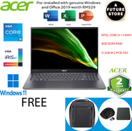 Acer Swift 3 SF316-51-56QK 16.1'' FHD Laptop Steel Gray ( I5-11300H, 8GB, 512GB SSD, Intel, W11, HS )