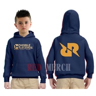 Children's hoodie jacket mobile legends team rrq hoshiML - Red Merch