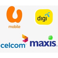 SOFT PIN Prepaid Topup Reload Pin | Umobile | Maxis | Digi  | Celcome |