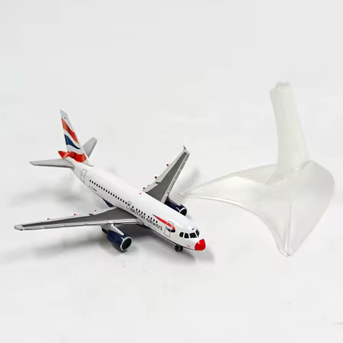 herpa Diecast Alloy 1:500 Scale UK British A318 535786 Passenger Airplane Model For Display Collecti