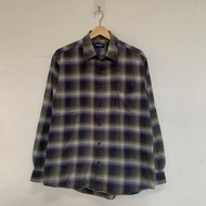 Kemeja flannel flanel veterano uniklo