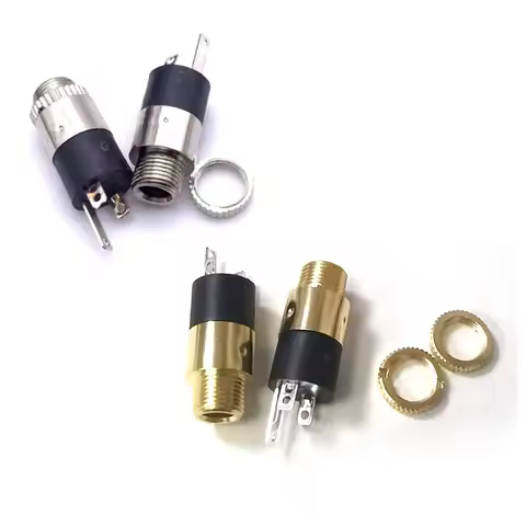5PCS 3.5MM Cylindrical Socket PJ-392 Stereo Female plug Jack Screw 3.5 Audio Video Headphone Connect