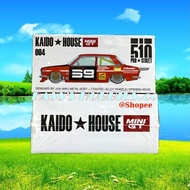 MINI GT KAIDO HOUSE 👉READY STOCK ORIGINAL SEAL #004 DATSUN 510 PRO STREET SK510 ORANGE JDM OPENING H