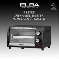 Elba Oven Toaster 9L EOT-D0989(BK) Infrared heaters Temperature control from 100-250°C Pembakar Roti