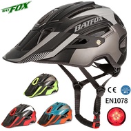 BATFOX Men's Cycling Helmet MTB Bicycle Helmet Capacete Ciclismo Mountain Road Bike Integrally Molded Mtb Bicycle Helmets 2023