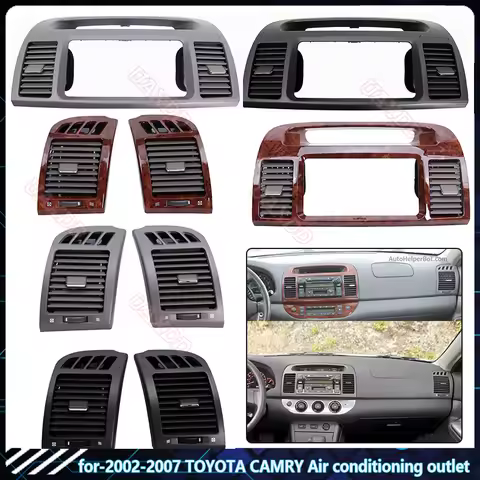 For TOYOTA 02-07 CAMRY Air Conditioning Outlet BEIGE Air Conditioning Outlet Panel Grille Cover Rear